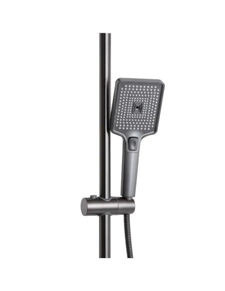 Душова система Q-Tap Presto QTPRE111GRP45585 Graphite з виливом