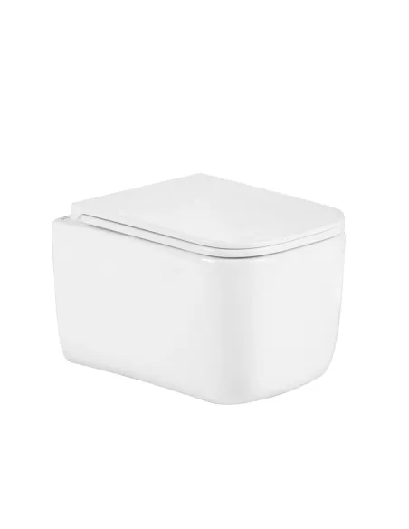 Унітаз Q-Tap Gemini Ultra Quiet QTTAU26W49119, 485×340×350 мм, безободковий, підвісний, сидіння Soft-close