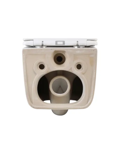 Унітаз Q-Tap Taurus Ultra Quiet QTTAU26W49116, 515×360×350 мм, безободковий, підвісний, сидіння Soft-close