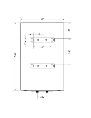 Бойлер Aquatronic Round W303815 B4, мокрий ТЕН, 30 л