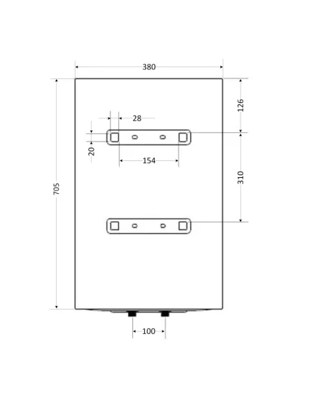 Бойлер Aquatronic Round D504620 B4, сухий ТЕН, 50 л