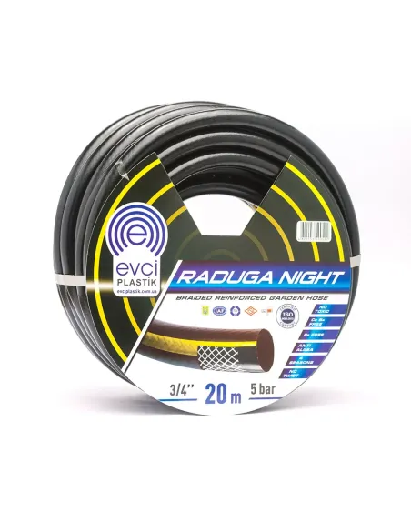 Шланг для поливу EVCI Plastik Raduga Night 3/4 дюйми, 50 метрів, армований