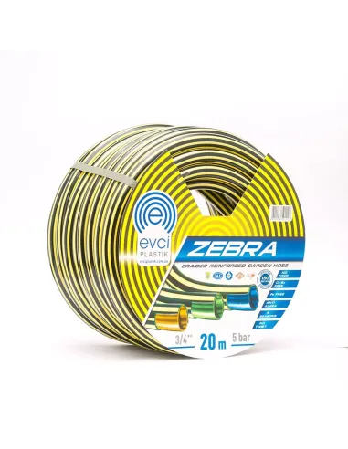 Шланг для поливу EVCI Plastik Zebra 3/4 дюйми, 50 метрів