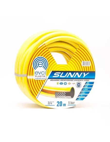 Шланг для полива EVCI Plastik Sunny 1/2 дюйма, 20 метров, армированный