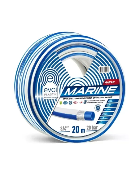 Шланг для поливу EVCI Plastik Marine 3/4 дюйми, 50 метрів, армований