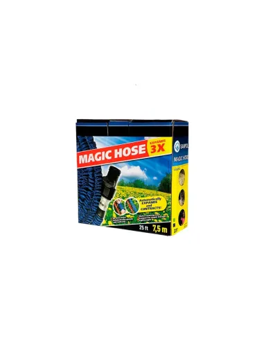 Растягивающийся шланг для полива SUPERPLAST 7.5 метров, пистолет для полива