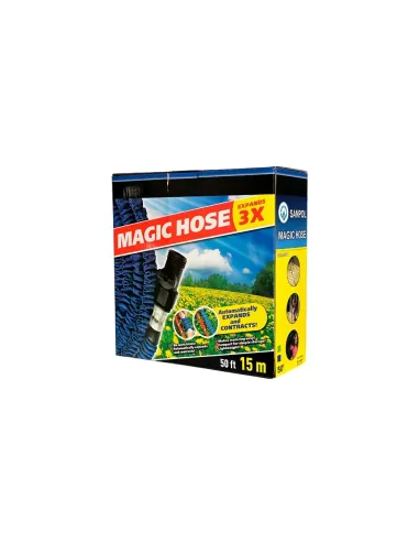 Шланг для поливу, що розтягується SUPERPLAST 15 метрів, пістолет для поливу