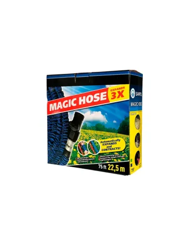 Растягивающийся шланг для полива SUPERPLAST 22.5 метров, пистолет для полива