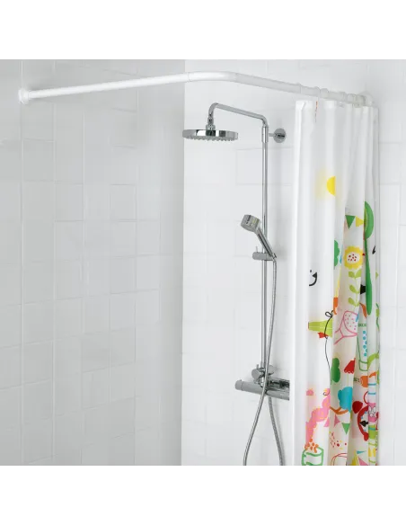 Штанга для шторки угловая Mixxus CRA-A-80x80 (AC3590) 80х80 см, алюминий