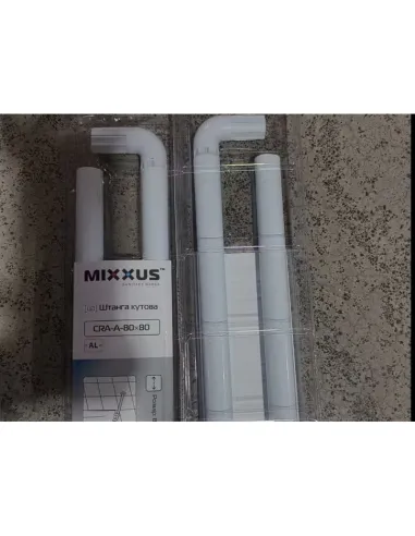 Штанга для шторки угловая Mixxus CRA-A-80x80 (AC3590) 80х80 см, алюминий