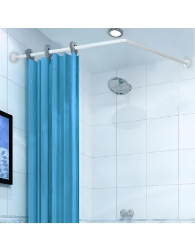 Штанга для шторки кутова Mixxus CRA-A-90x90 (AC3591) 90х90 см, алюміній