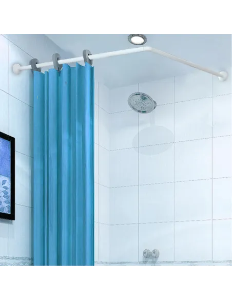 Штанга для шторки кутова Mixxus CRA-A-90x90 (AC3591) 90х90 см, алюміній