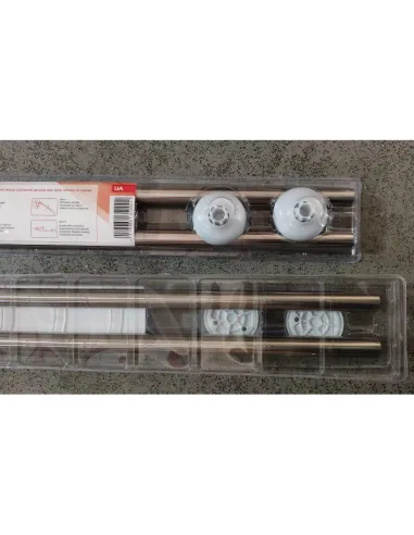 Штанга для шторки угловая Zerix CRS-A-80x80 (ZX6100) 80х80 см, нержавеющая сталь