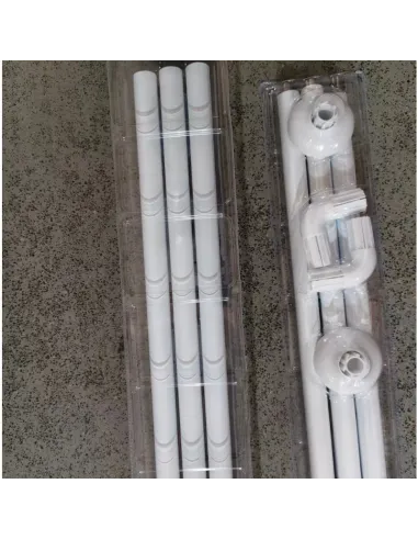 Штанга для шторки П-образная Mixxus CRA-U-80x80x80 (AC3592) универсальная, алюминий