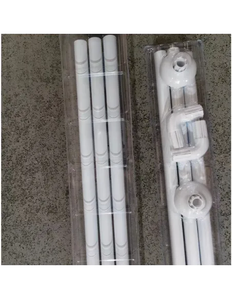 Штанга для шторки П-подібна Mixxus CRA-U-80x80x80 (AC3592) універсальна, алюміній.