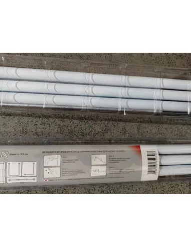 Штанга для шторки П-образная Mixxus CRA-U-80x80x80 (AC3592) универсальная, алюминий