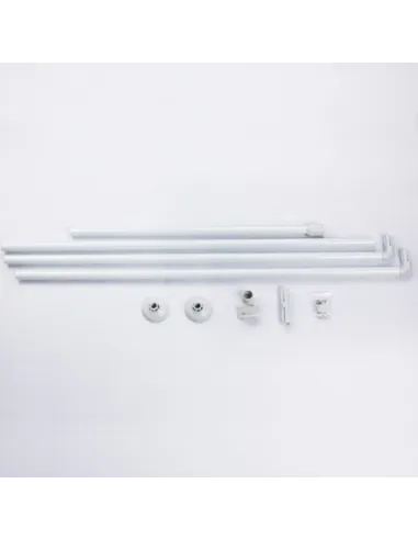 Штанга для шторки П-подібна Mixxus CRA-U-80x80x80 (AC3592) універсальна, алюміній.