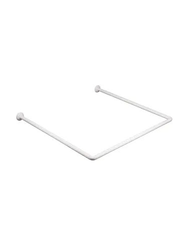 Штанга для шторки П-подібна Mixxus CRA-U-90x90x90 (AC3593) універсальна, алюміній