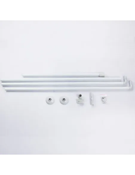 Штанга для шторки П-образная Mixxus CRA-U-90x90x90 (AC3593) универсальная, алюминий