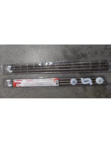 Штанга для шторки П-образная Zerix CRS-U-90x90x90 (ZX6103) универсальная, нержавеющая сталь