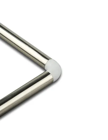 Штанга для шторки П-образная Zerix CRS-U-90x90x90 (ZX6103) универсальная, нержавеющая сталь