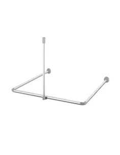 Штанга для шторки прямая Mixxus CRA-S-60 (AC3594) 60 см, алюминий