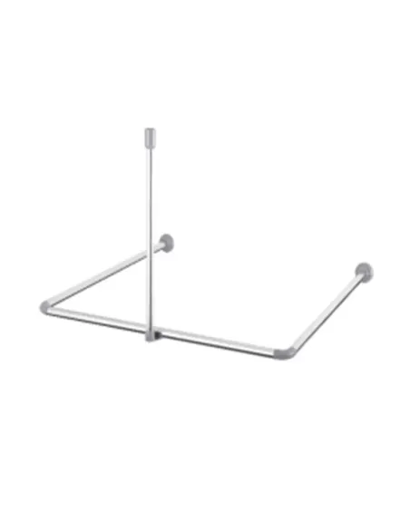 Штанга для шторки прямая Mixxus CRA-S-60 (AC3594) 60 см, алюминий