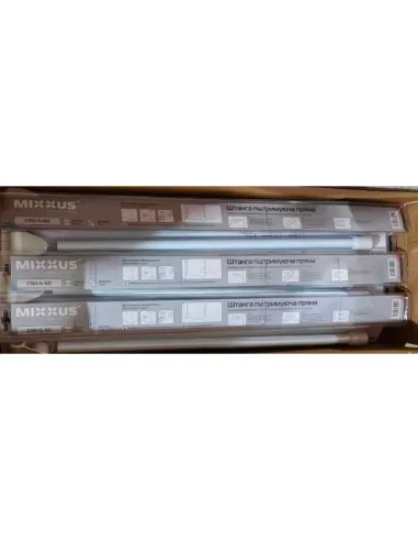 Штанга для шторки прямая Mixxus CRA-S-60 (AC3594) 60 см, алюминий