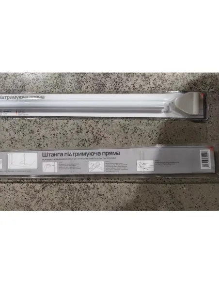 Штанга для шторки пряма Mixxus CRA-S-60 (AC3594) 60 см, алюміній