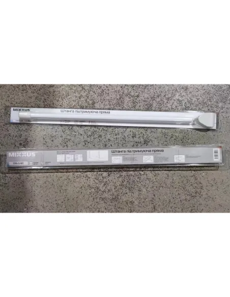 Штанга для шторки прямая Mixxus CRA-S-60 (AC3594) 60 см, алюминий