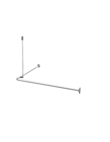 Штанга для шторки прямая Mixxus CRA-S-60 (AC3594) 60 см, алюминий