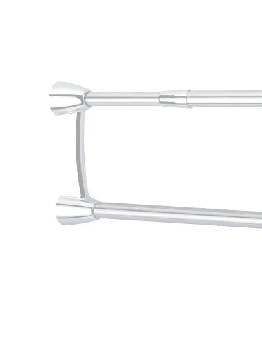 Штанга для шторки телескопічна Mixxus CRA-D-125x225 (AC3589) 125-225 см, з тримачем рушників