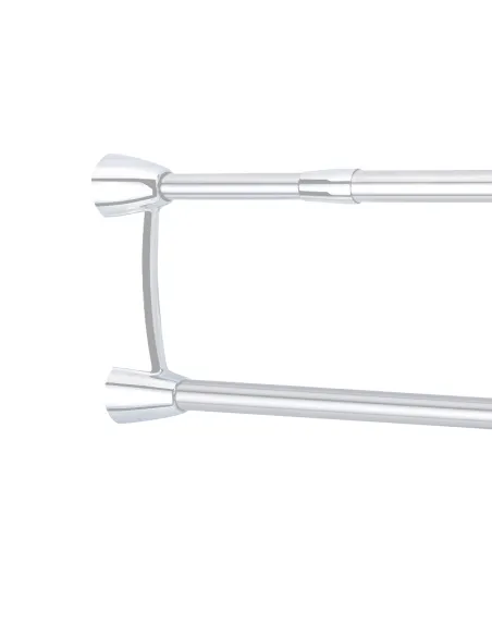 Штанга для шторки телескопическая Mixxus CRA-D-125x225 (AC3589) 125-225 см, с держателем полотенец