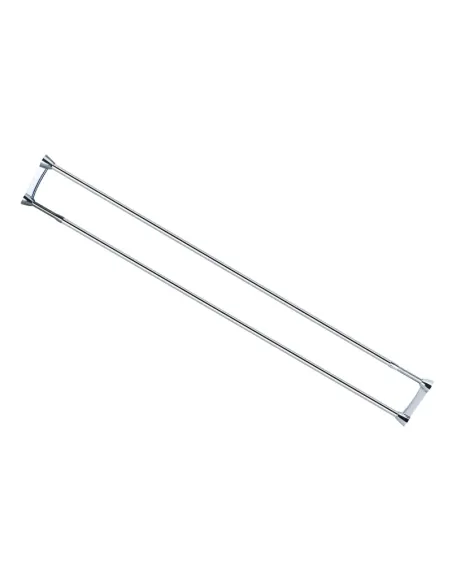 Штанга для шторки телескопическая Zerix CRS-D-125x225 (ZX6099) 125-225 см, нержавеющая сталь