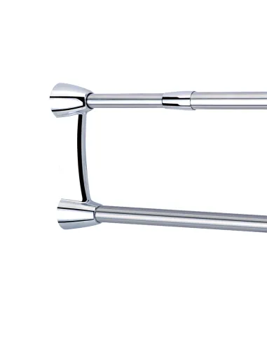 Штанга для шторки телескопическая Zerix CRS-D-125x225 (ZX6099) 125-225 см, нержавеющая сталь