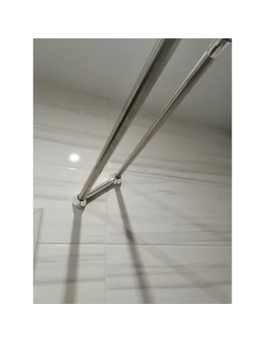 Штанга для шторки телескопічна Zerix CRS-D-125x225 (ZX6099) 125-225 см, нержавіюча сталь.