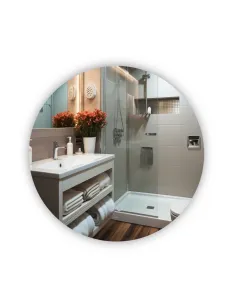 Зеркало для ванной Q-Tap Taurus (TA1) QTTAUR100049004, с LED-подсветкой Touch, с антизапотеванием