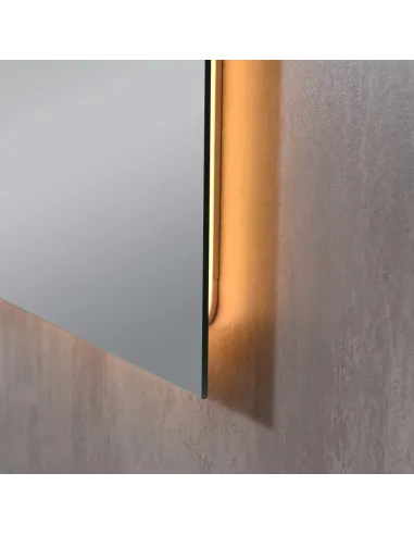 Зеркало для ванной Q-Tap Taurus (TA1) QTTAU100080048956, с LED-подсветкой Touch, с антизапотеванием