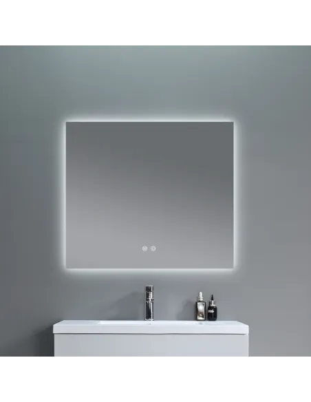 Зеркало для ванной Q-Tap Taurus (TA1) QTTAU100080048956, с LED-подсветкой Touch, с антизапотеванием