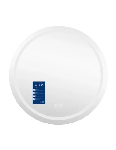 Дзеркало для ванної кімнати Q-Tap Mideya QTMIDR100049003, з LED-підсвічуванням Touch, з антизапітнінням