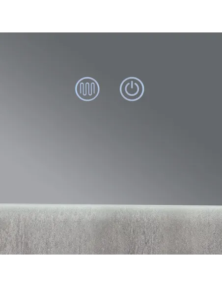 Зеркало для ванной Q-Tap Taurus (TA2) QTTAU100080048957, с LED-подсветкой Touch, с антизапотеванием