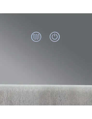 Дзеркало для ванної кімнати Q-Tap Taurus (TA2) QTTAU120080048960, з LED-підсвічуванням Touch, з антизапітнінням