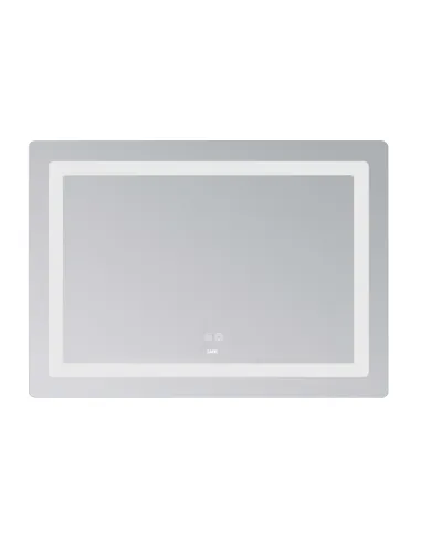 Дзеркало для ванної кімнати Lidz Kubis (KU2) LDKUB120080049007, з LED-підсвічуванням Touch, з антизапітнінням