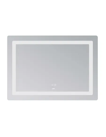 Дзеркало для ванної кімнати Lidz Kubis (KU2) LDKUB120080049007, з LED-підсвічуванням Touch, з антизапітнінням