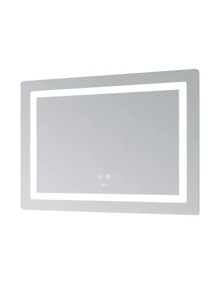 Дзеркало для ванної кімнати Lidz Kubis (KU2) LDKUB120080049007, з LED-підсвічуванням Touch, з антизапітнінням