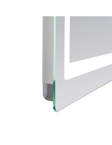 Дзеркало для ванної кімнати Lidz Kubis (KU2) LDKUB120080049007, з LED-підсвічуванням Touch, з антизапітнінням