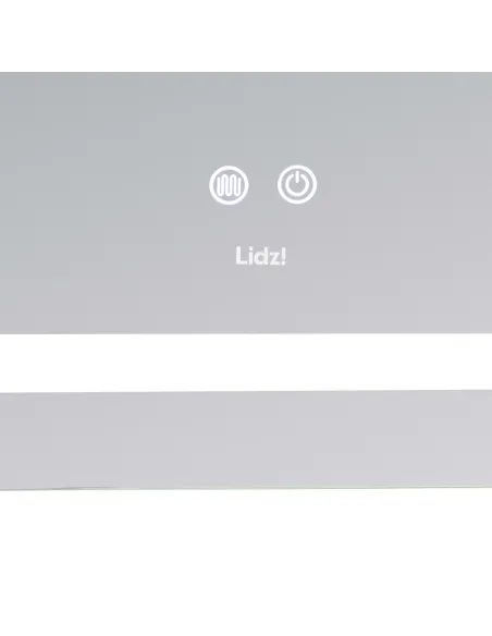 Дзеркало для ванної кімнати Lidz Kubis (KU2) LDKUB120080049007, з LED-підсвічуванням Touch, з антизапітнінням