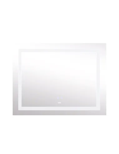 Зеркало для ванной Lidz Kubis (KU2) LDKUB120080049008, с LED-подсветкой Touch, с антизапотеванием