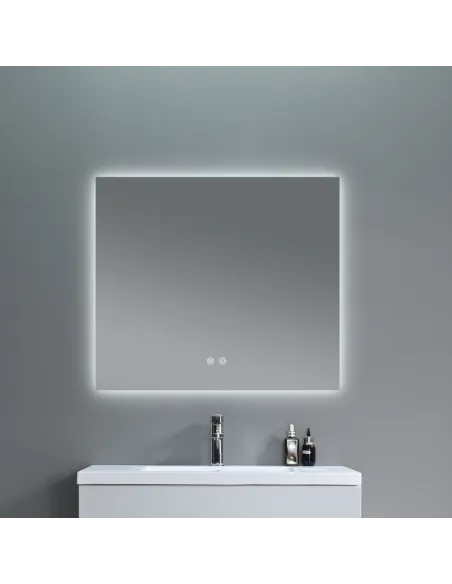 Дзеркало для ванної кімнати Q-Tap Taurus (TA1) QTTAU8006004895, з LED-підсвічуванням Touch, з антизапітнінням