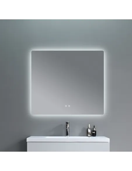 Зеркало для ванной Q-Tap Taurus (TA2) QTTAU8006004895, с LED-подсветкой Touch, с антизапотеванием